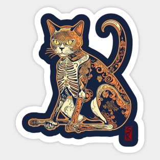 Cat tattoo Sticker